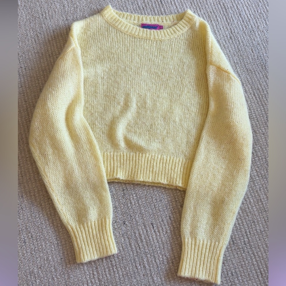 Ediked Yellow Sweater